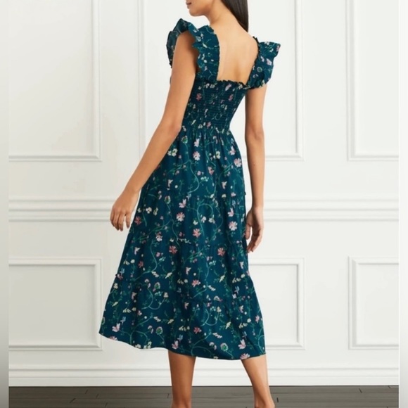 Hill House Ava Dress Moody Floral XS NWT - Picture 2 of 14